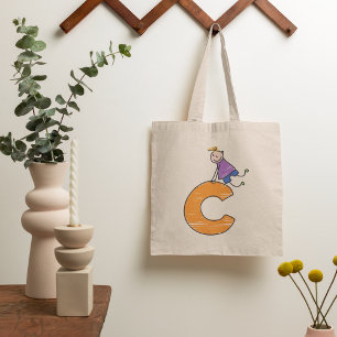 TOTE BAG LETTRE ORANE C