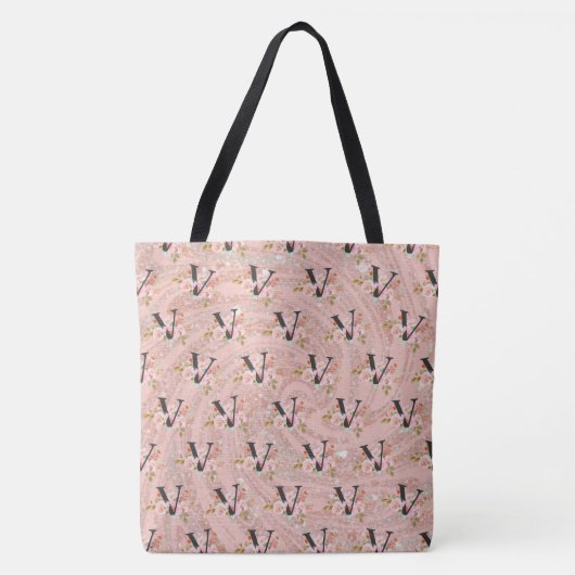 Tote Bag Lettre V (Devant)