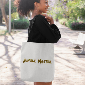 Tote Bag Lettrer le maître Jungle Design