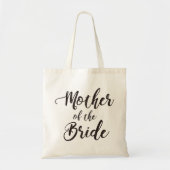 Tote Bag Lettres à la main - mère de la mariée (Devant)