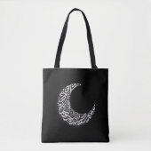 Tote Bag Lettres arabes de lune (Devant)