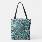 Tote Bag lettres arabes tiffany (Dos)