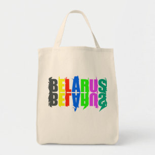 Tote Bag Lettres joyeuses colorées de Biélorussie
