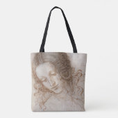 Tote Bag L'étude de Léonard de Vinci sur le chef de Leda (Dos)