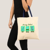 Tote Bag l'étudiant de soins mangent l'étude de sommeil (Devant (produit))