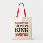 Tote Bag L'euro visite de Stephen King (Devant)