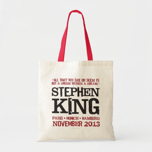 Tote Bag L'euro visite de Stephen King (Devant)