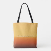 Tote Bag Lever de soleil (Dos)