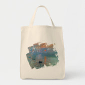 Tote Bag Lever de soleil d'impression par Claude Monet (Devant)
