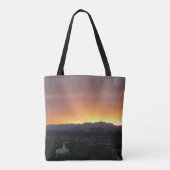 Tote Bag Lever de soleil sur le paysage de St. George Utah (Dos)