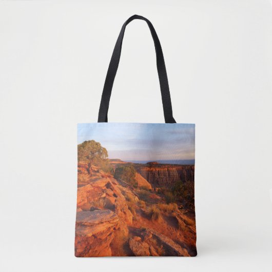 Tote Bag Lever de soleil sur le sentier Grand View au monum (Devant)