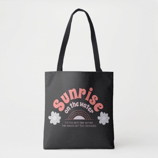 Tote Bag Lever de soleil sur l'eau (Devant)