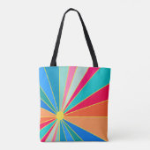 Tote Bag Lever de soleil tropical (Dos)