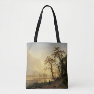 Tote Bag Lever de soleil, vallée de Yosemite par Albert Bie