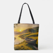 Tote Bag Lever du matin calme (Dos)