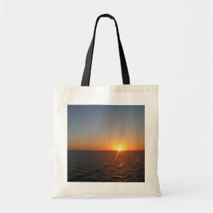 Tote Bag Lever du soleil à Sea III Océan Horizon