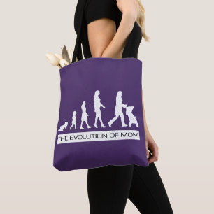 Tote Bag L'évolution de maman   Drôle cadeau de la Fête des
