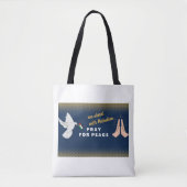 Tote Bag levons-nous avec la Palestine (Devant)