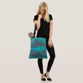 Tote Bag Lèvres colorées rétro (Sur le modèle)