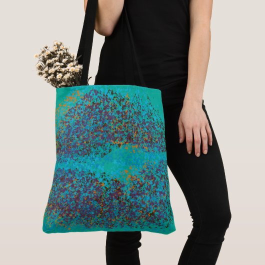 Tote Bag Lèvres colorées rétro (De près)