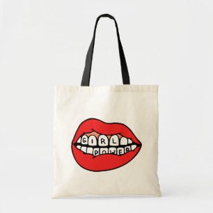 Tote Bag Lèvres électriques pour filles