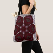 Tote Bag Lèvres Fleur Prem Mandal (De près)
