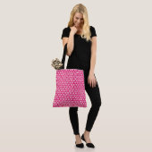 Tote Bag Lèvres qui embrassent (Sur le modèle)