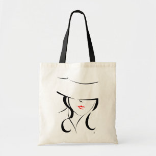 Tote Bag Lèvres rouges