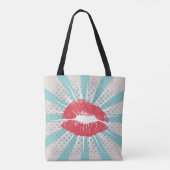Tote Bag Lèvres rouges (Dos)