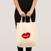 Tote Bag Lèvres rouges CHAUDES (Devant (produit))