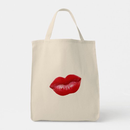Tote Bag Lèvres rouges CHAUDES (Dos)