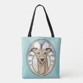 Tote Bag Lévrier Tan (Dos)