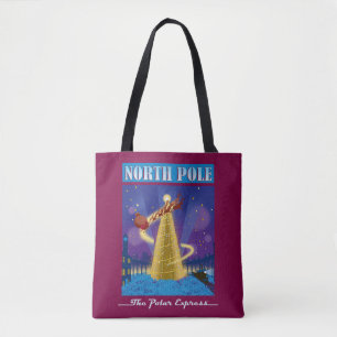 Tote Bag L'Express polaire Art Vintage voyage du pôle No