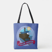 Tote Bag L'Express polaire | Insigne de train Vintage (Dos)