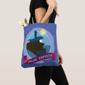 Tote Bag L'Express polaire | Insigne de train Vintage (De près)