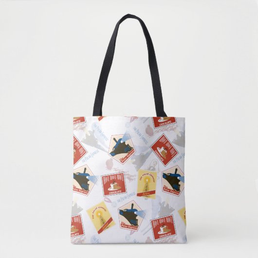 Tote Bag L'Express polaire | Motif d'autocollant rétro (Devant)
