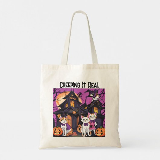Tote Bag L'Halloween réel (Dos)
