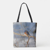 Tote Bag L'hiver Bluebird Nature Art (Dos)
