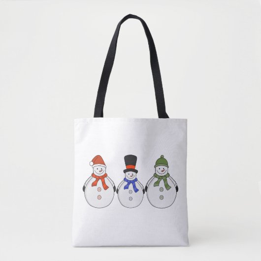 Tote Bag L'hiver des neiges est arrivé (Devant)