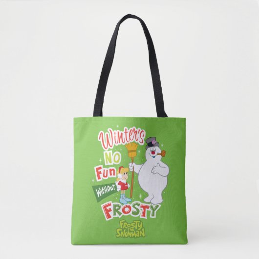 Tote Bag L'hiver ne s'amuse pas sans Frosty le Snowman™ (Devant)