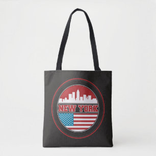 Tote Bag L'horizon   Etats-Unis de New York diminuent
