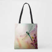 Tote Bag libellule au printemps (Devant)