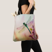 Tote Bag libellule au printemps (De près)
