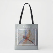 Tote Bag Libellule audacieuse colorée (Devant)