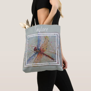 Tote Bag Libellule audacieuse colorée