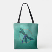 Tote Bag Libellule bleue (Dos)