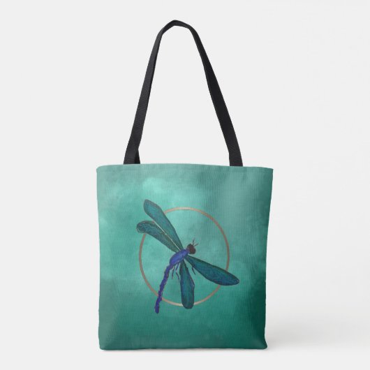 Tote Bag Libellule bleue (Dos)