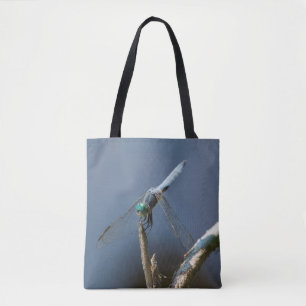 Tote Bag libellule bleue serène