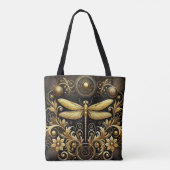 Tote Bag Libellule dorée (Dos)