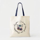 Tote Bag Libellule - esprit de nouvelles possibilités (Devant)